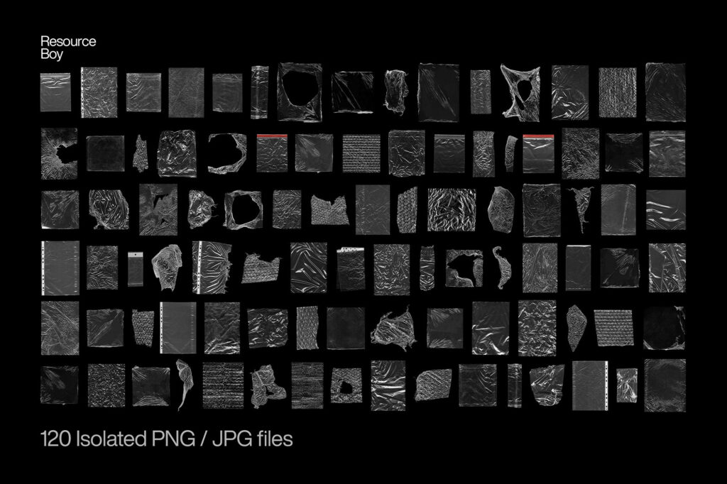120 Plastic Wrap Textures