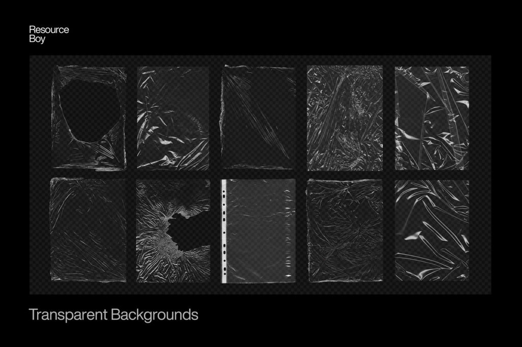 120 Plastic Wrap Textures