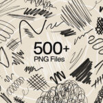 500+ Scribble Textures
