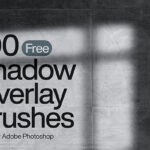 100 Shadow Overlay Photoshop Brushes