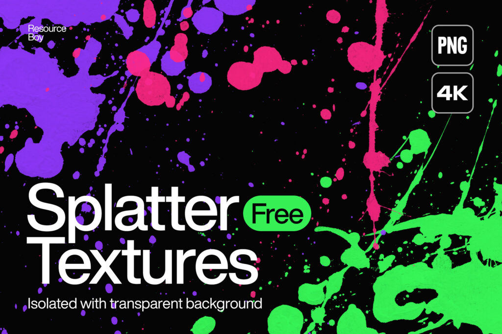 100 Splatter Textures