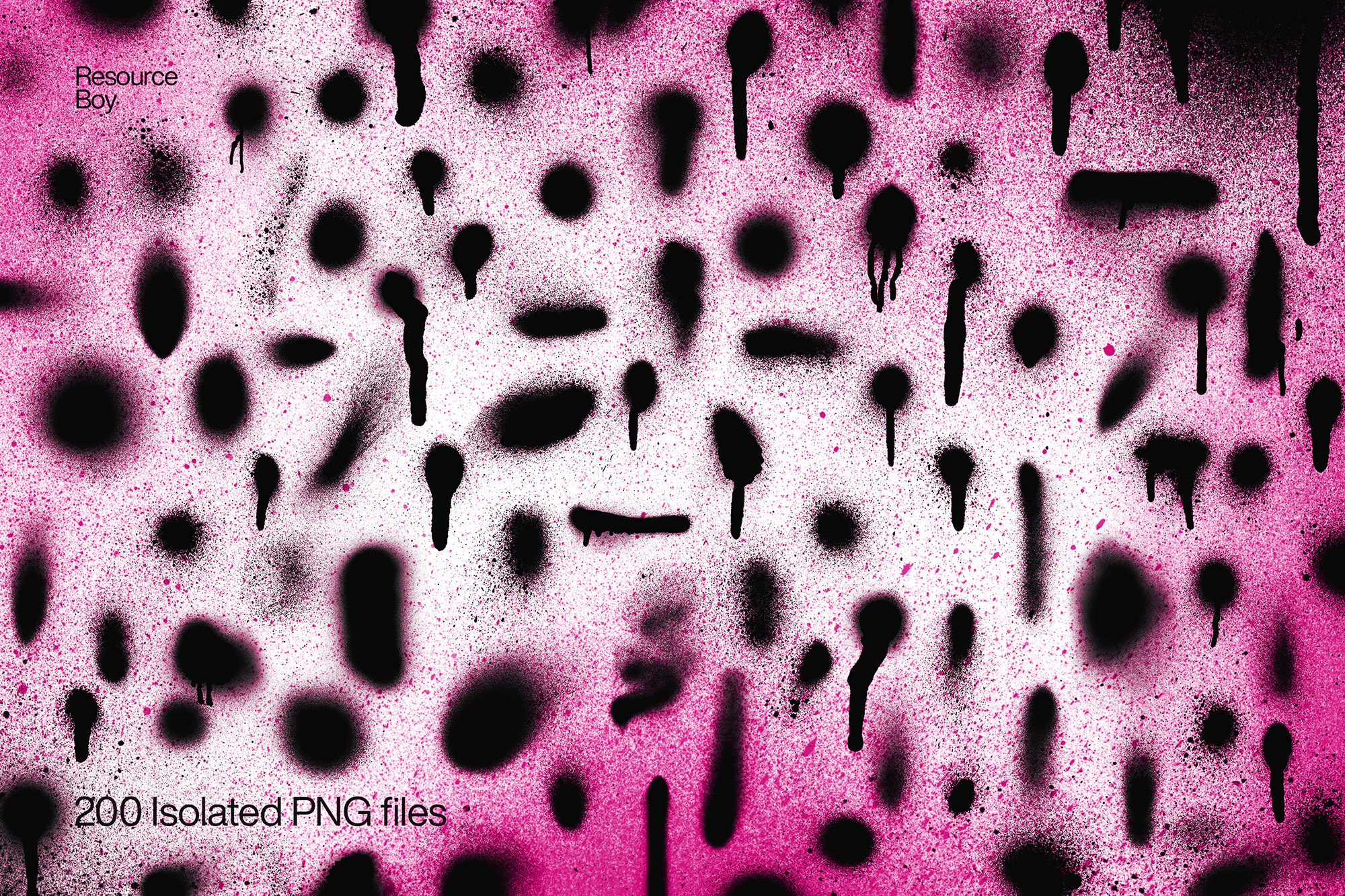 Spray Paint Textures - Free Download [PNG Background]