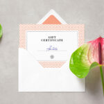 Top-View Envelope and Letter Mockup