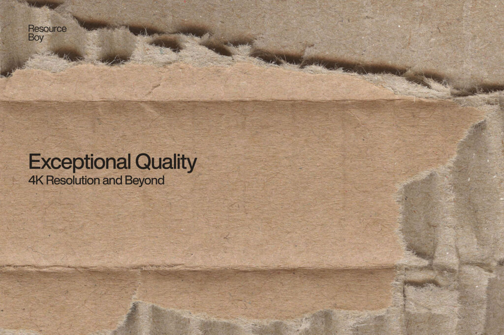 100 Torn Cardboard Textures