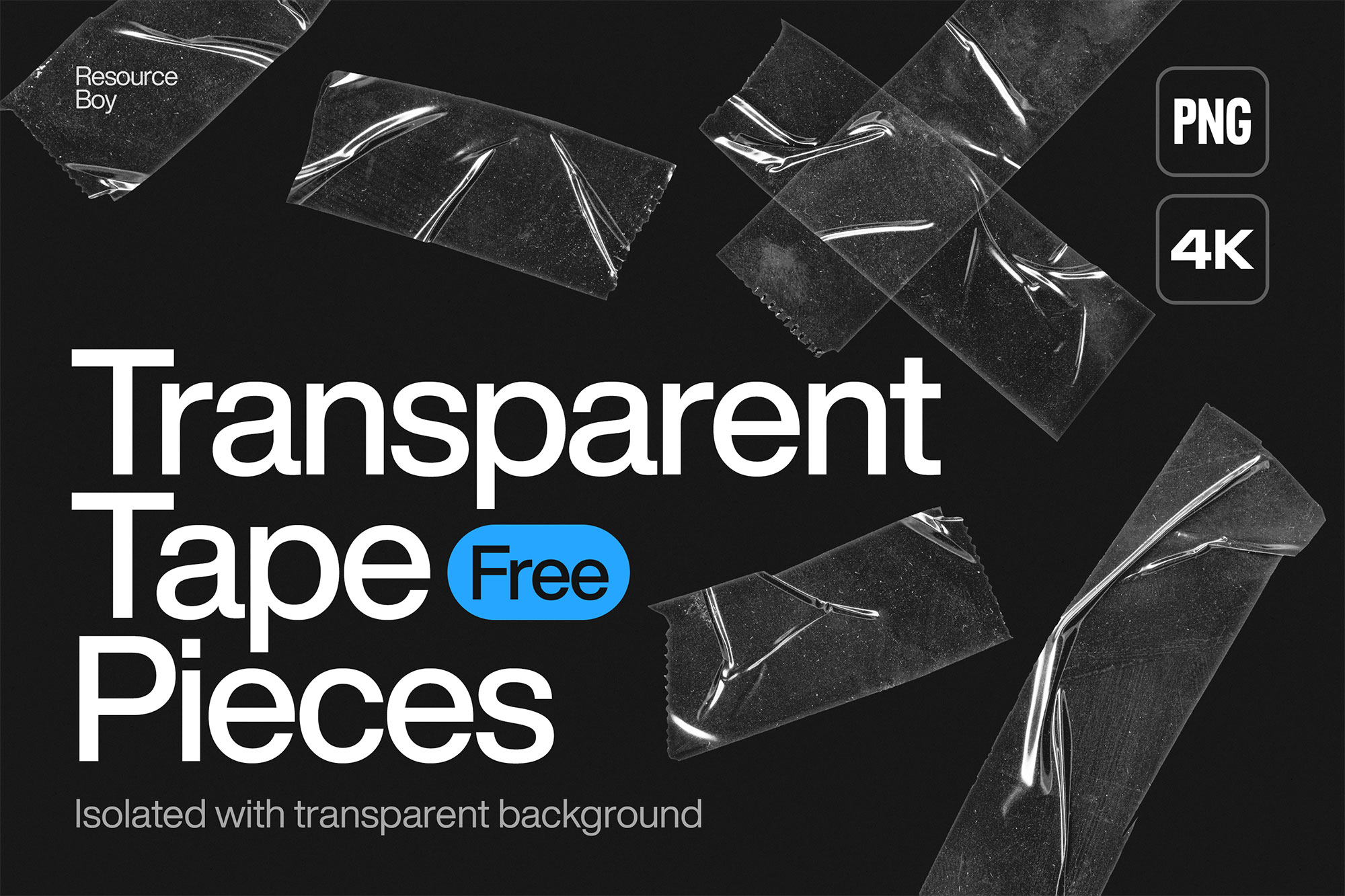 Free Transparent Tape PNG Textures