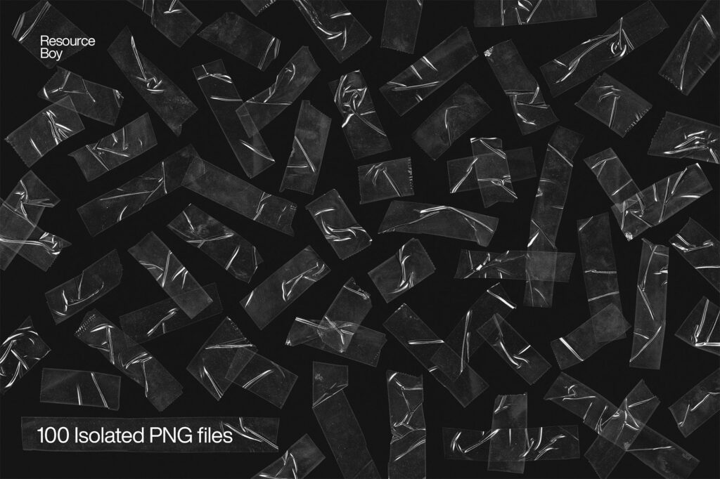 100 Transparent Tape Textures