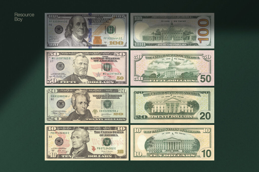 18 Dollar Textures