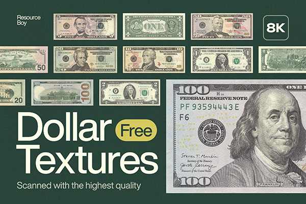 18 Dollar Textures