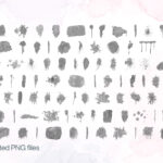 100 Watercolor Textures