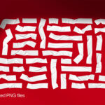 100 White Duct Tape Textures