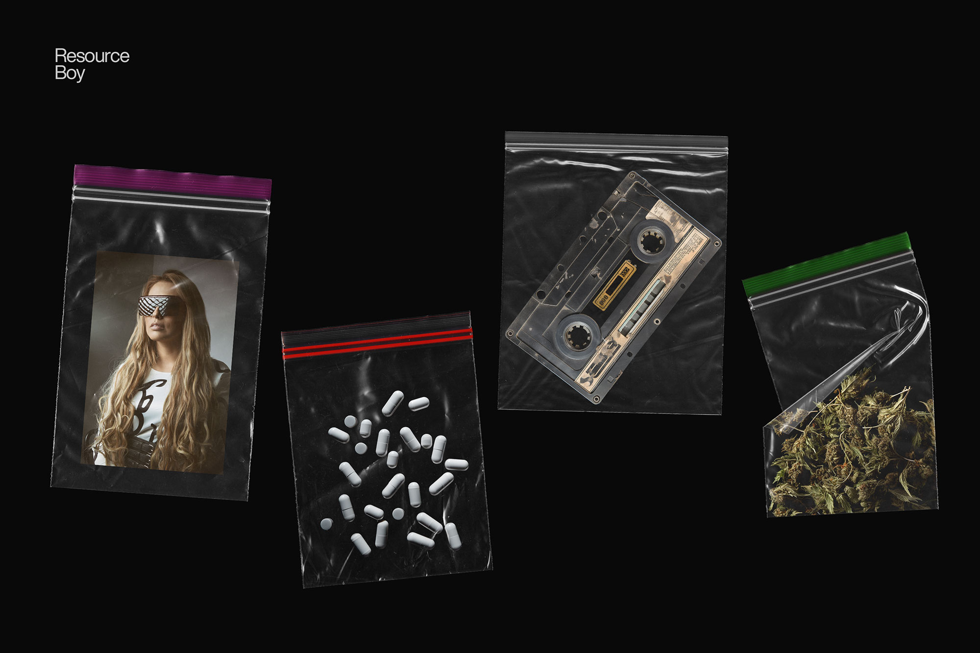 Free Ziplock Plastic Bag Textures - PNG Transparent Background