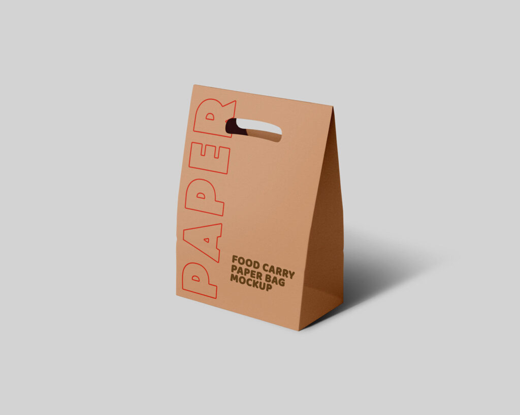 Eco-Friendly Paper Bag Mockup
