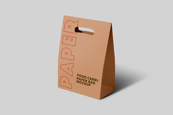 Eco-Friendly Paper Bag Mockup