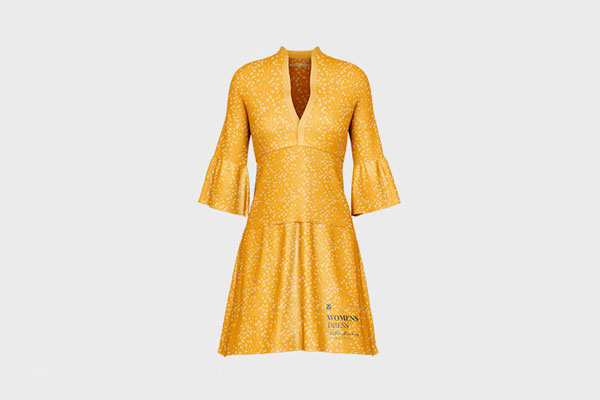 Front and 3/4 View of 3 Women’s Dress Mockups