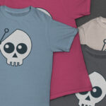 Front and Back Lifelike T-Shirt Mockup