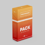 Front and Perspective View of 3 Cigarette Pack Mockups