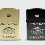 Front Shot of Double Lighter Mockup