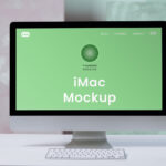 Front Shot of iMac Retina Screen Mockup
