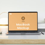Front Shot of MacBook Mockup