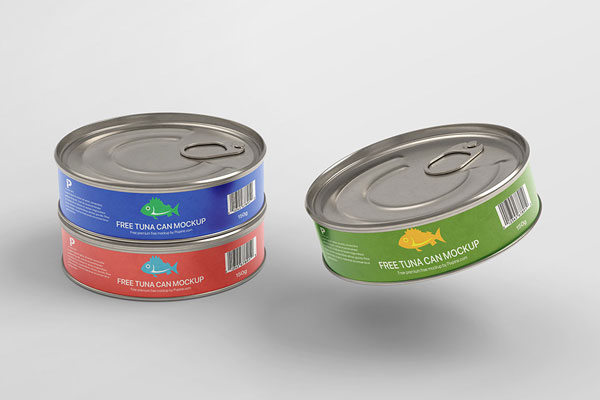 Front Sight of 3 Tuna Cans Mockup