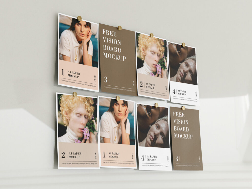 Front Sight of 3 Vision Board Mockups
