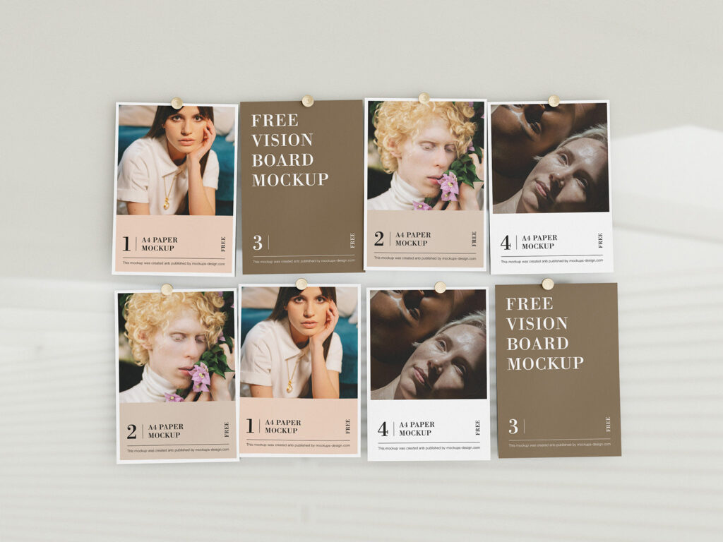 Front Sight of 3 Vision Board Mockups