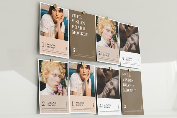 Front Sight of 3 Vision Board Mockups