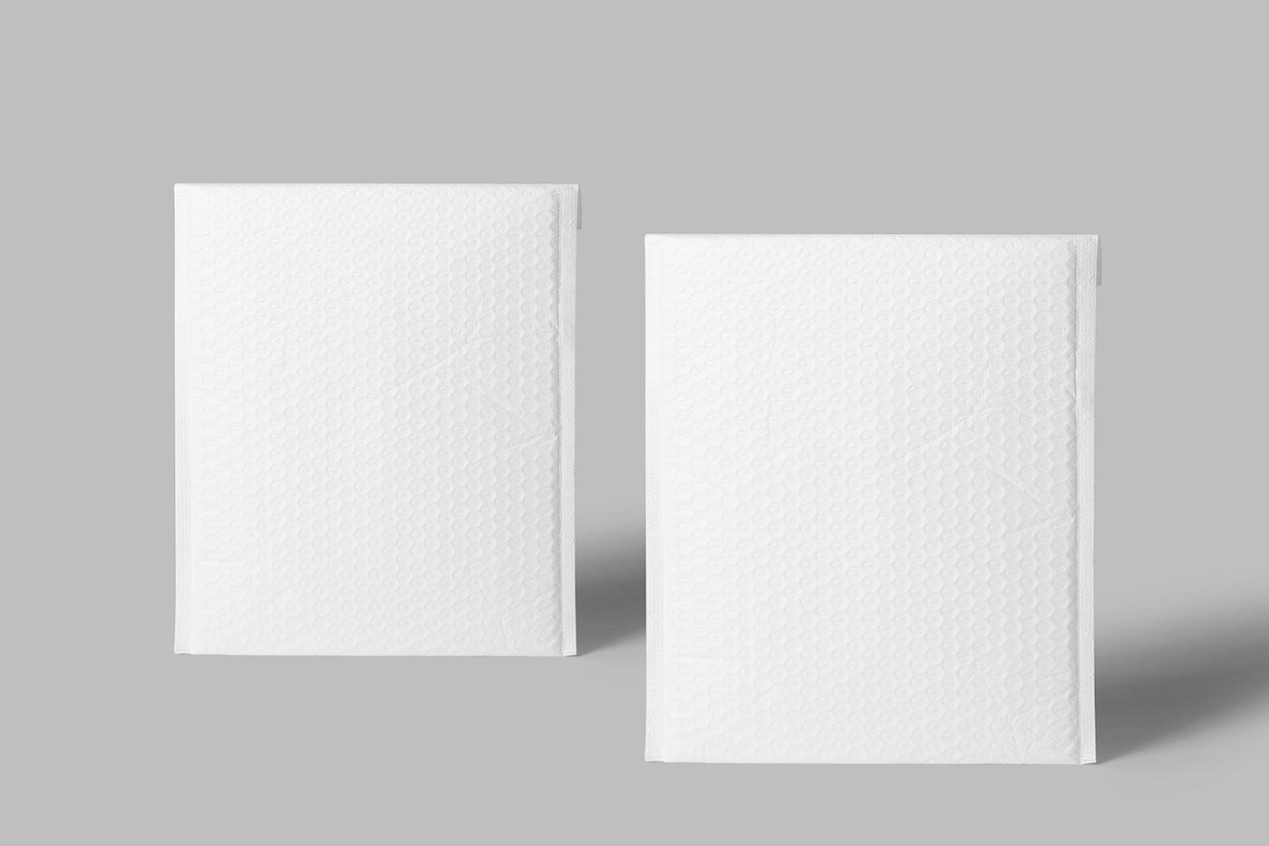 Free Front Sight of Big Bubble Envelope Mockup PSD Template