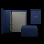 Front Sight of Branding Stationery Mockup with Binder