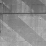 Front Sight of Concrete Wall Mockup