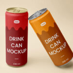 Front Sight of Double Aluminum Cans Mockup