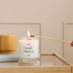 Front Sight of Fragrance Candle Mockup
