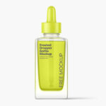 Front Sight of Frosted Square Dropper Bottle Mockup