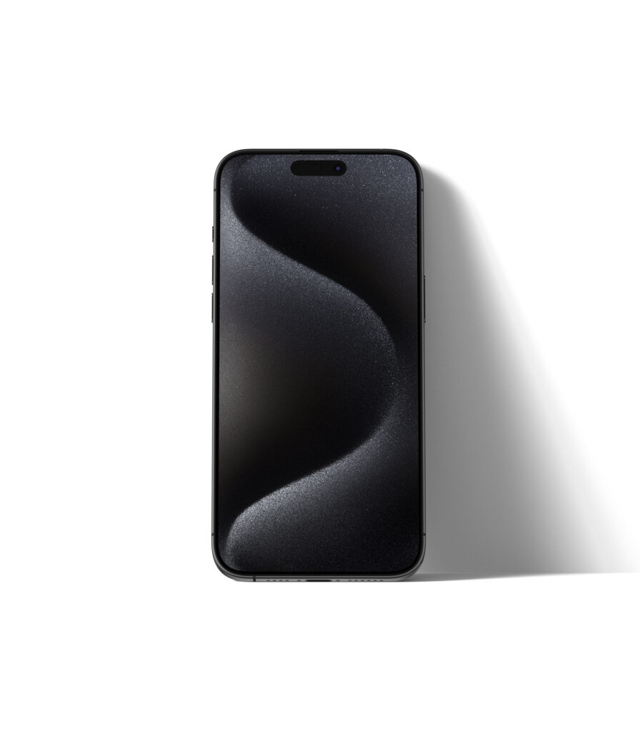 Front Sight of iPhone 15 Pro Mockup