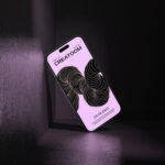 Front Sight of iPhone 15 Pro Mockup on Concrete