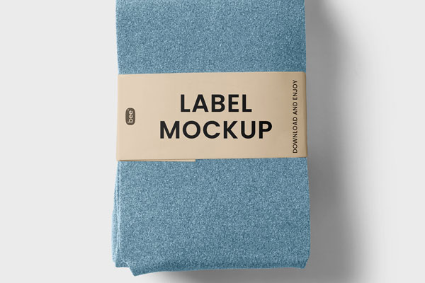 Front Sight of Label Mockup with Tights
