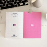 Front Sight of Open Sketchbook Mockup