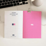 Front Sight of Open Sketchbook Mockup