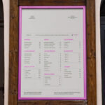 Front Sight of Outside Restaurant Menu Mockup