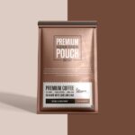 Front Sight of Packaging Branding Pouch Mockup