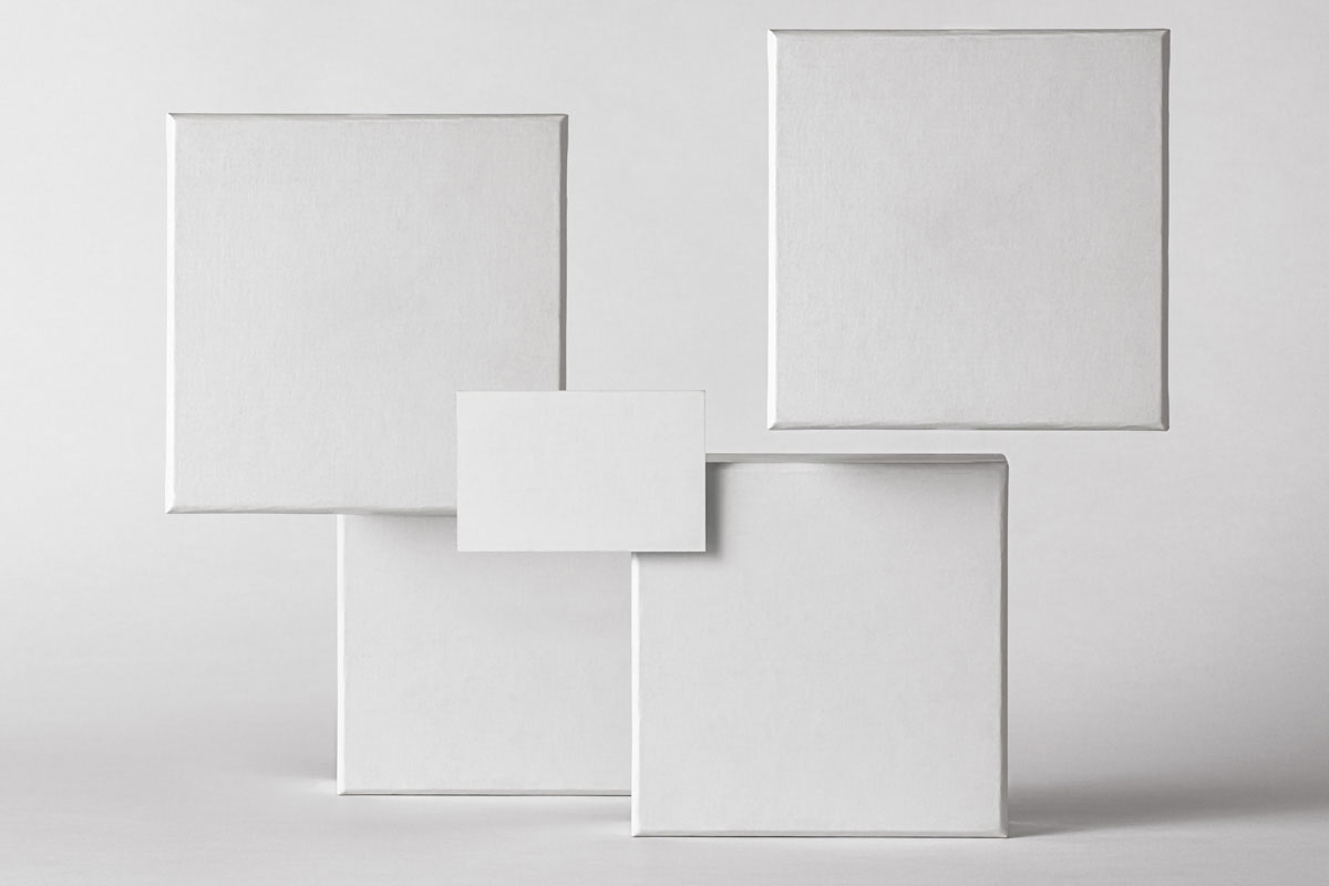 Free Front Sight of Product Packaging Mockup with Card PSD Template