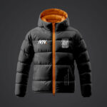 Front Sight of Puffer Jacket Mockup