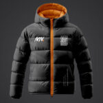 Front Sight of Puffer Jacket Mockup