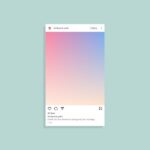 Front Sight of Realistic Instagram Post Mockup