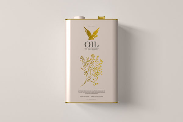 Front Sight of Rectangular Oil Tin Can Mockup