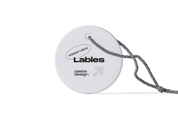 Front Sight of Rounded Tag Mockup and Its Rope