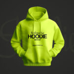 Front Sight of Simple Hoodie Mockup