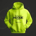 Front Sight of Simple Hoodie Mockup
