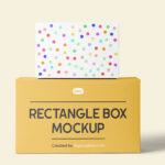 Front Sight of Small Over Big Box Mockup