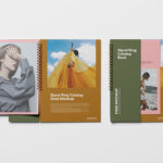 Front Sight of Spiral Ring Catalog Book Mockup